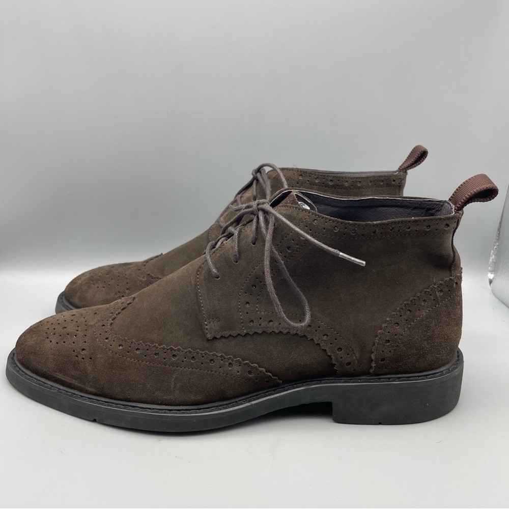 Antonio Bossi Oxfords Men’s Size 8.5 US/ 42 EU Brown Suede Leather (Damaged)